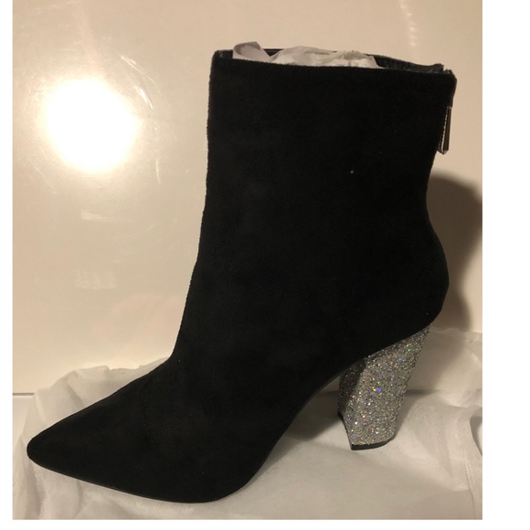 Glitter Heel Boots - Picture 4 of 8